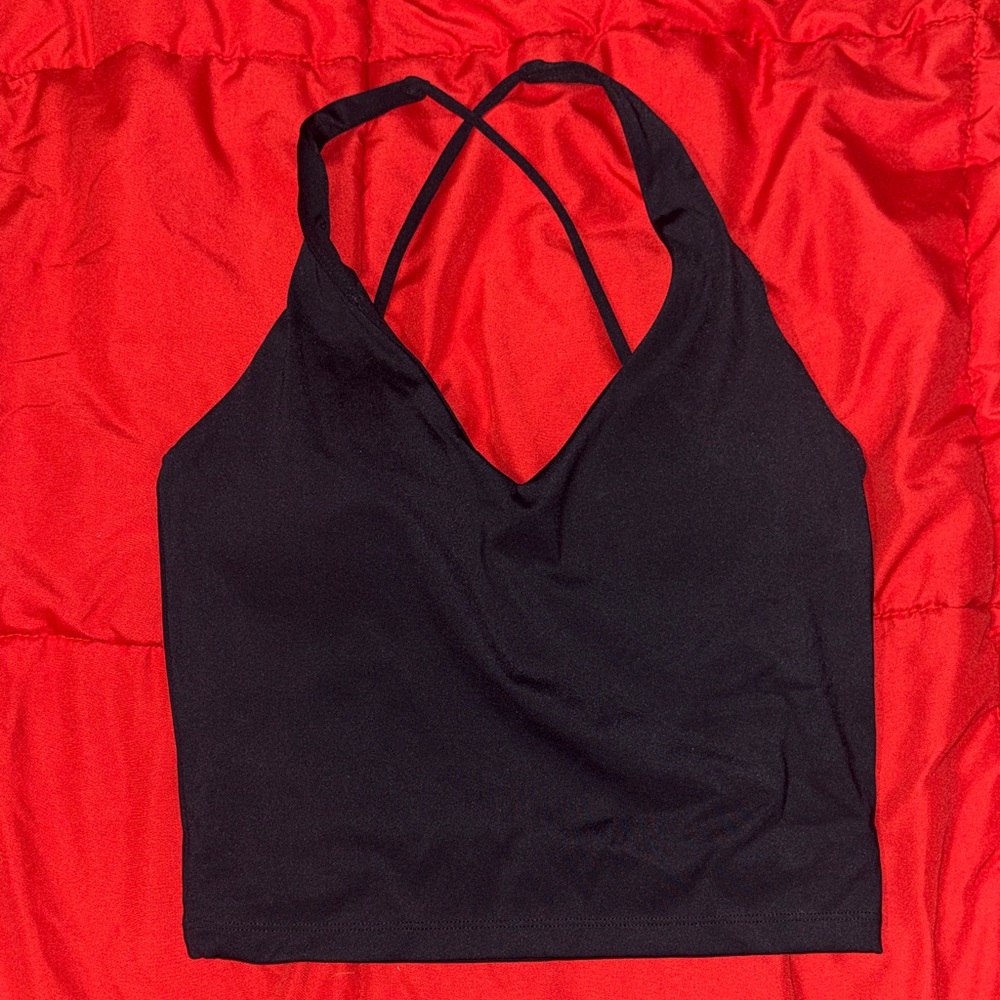 Danysu Black Halter Top
